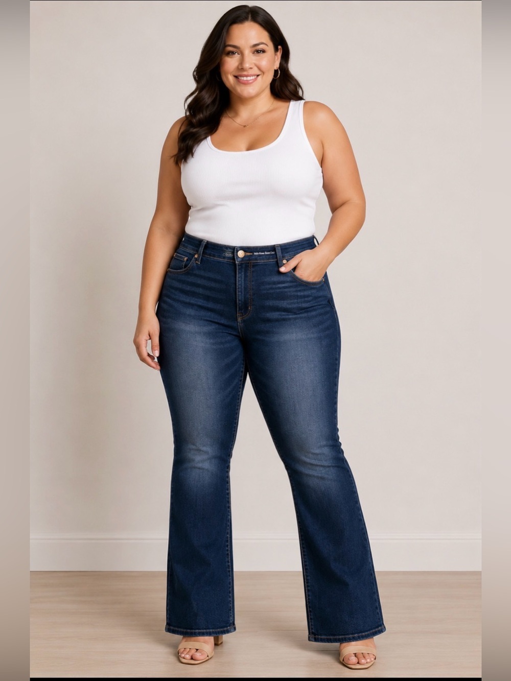 Signature by Levi Strauss  Blue Wide Leg Jeans